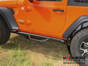 Jeep Wrangler JL Spartan Nerf Bar - Textured Black - 2 Door